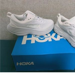HOKA, brand new in Box white